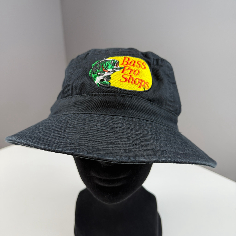 Bass Pro Shops Black One Size Bucket Hat